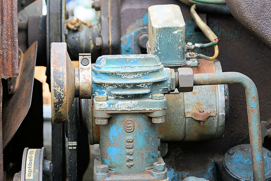 tractor, motor, old, historically, historical tractor, agriculture HD wallpaper