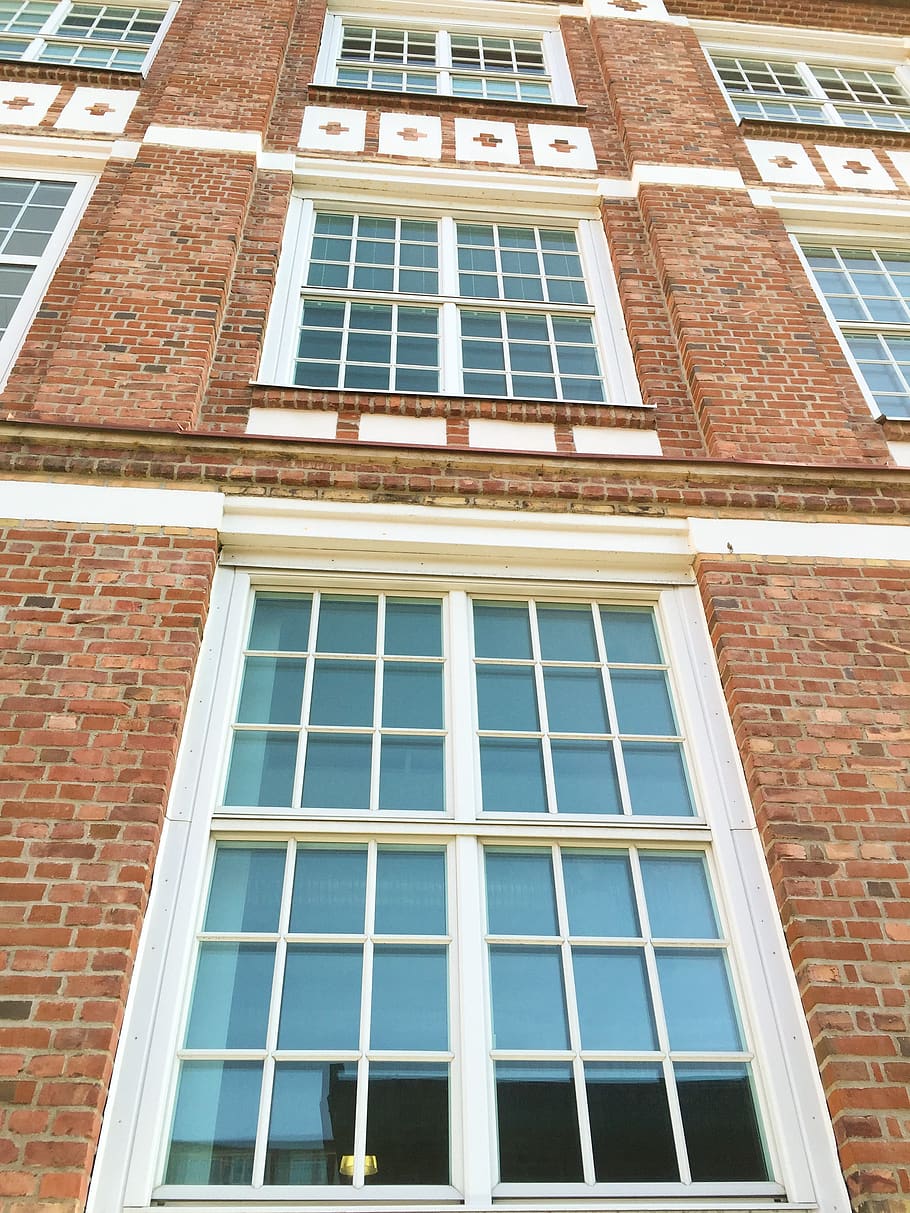 window, brick, house, building, wall, architecture, built structure HD wallpaper