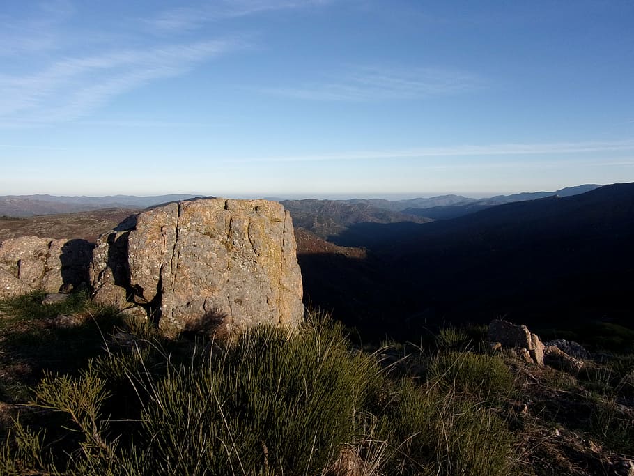 mountain, pierre, rocks, nature, landscape, summit, cévennes HD wallpaper