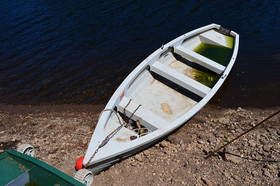 Boat, Water, Shore, Row, transportation, nautical vessel, outdoors HD wallpaper