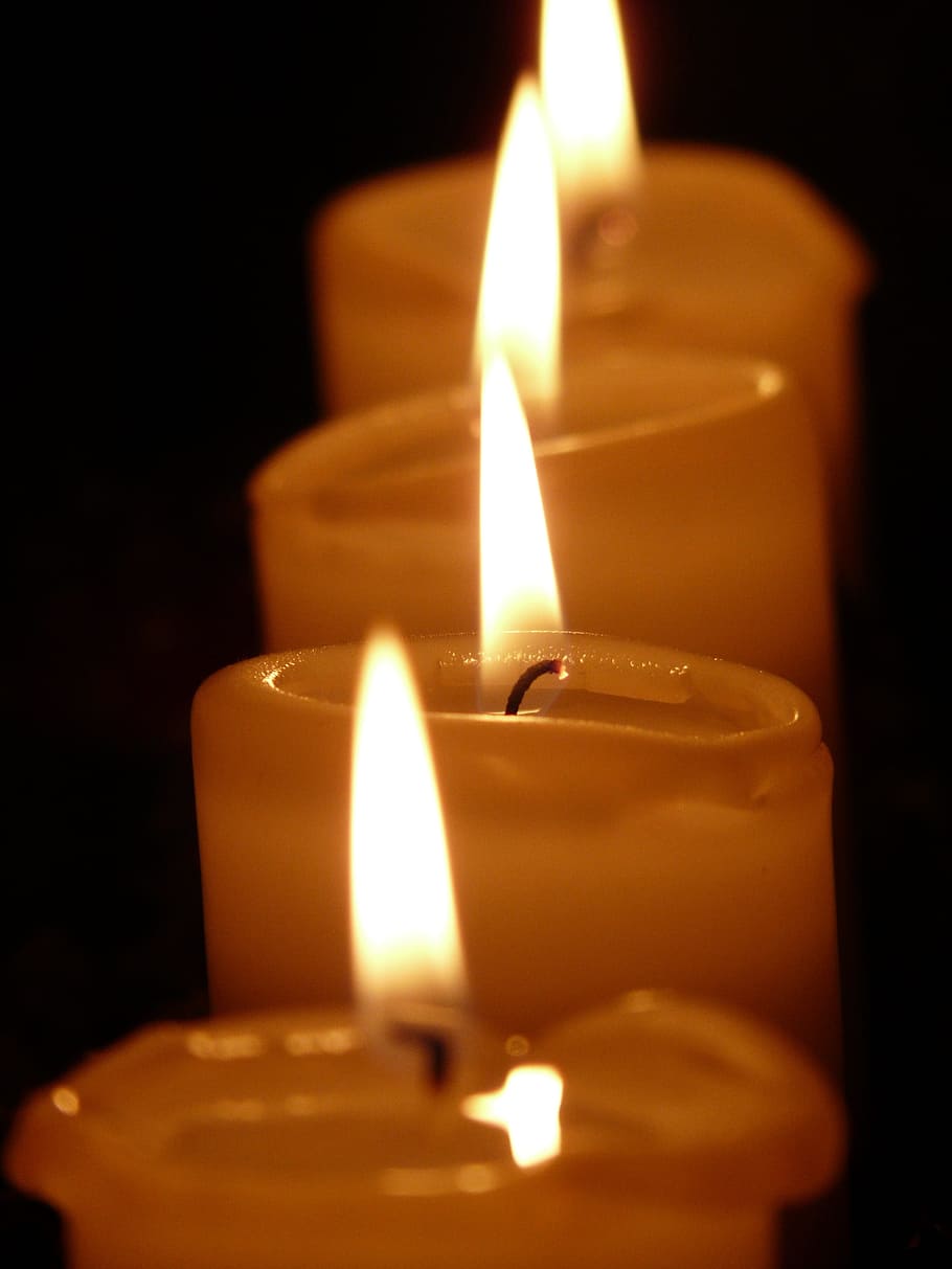 Candles, Candlelight, Wick, Flame, wax, series, burn, burning HD wallpaper