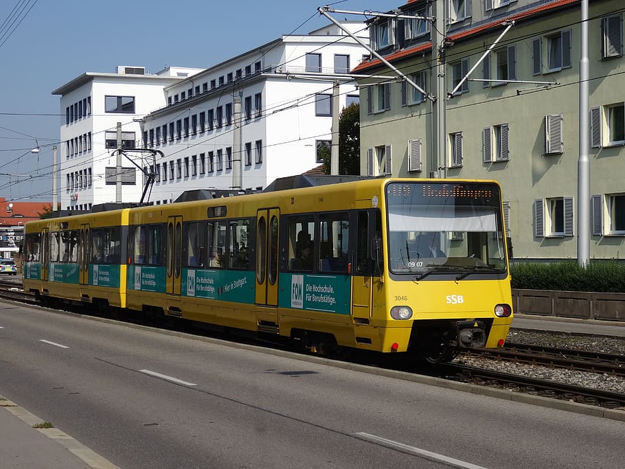 s bahn, tram, ssb, stuttgart, rail traffic, transportation HD wallpaper