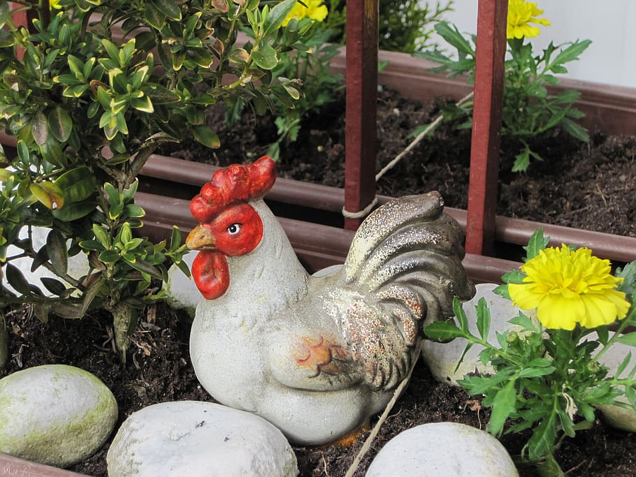 easter, ceramic valve, spring, plant, representation, animal representation HD wallpaper