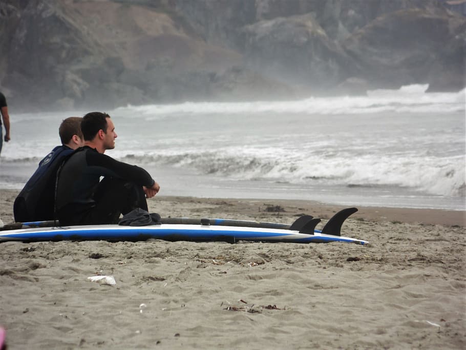 Beach, Surfers, Vacation, Lifestyle, ocean, sea, people, travel HD wallpaper