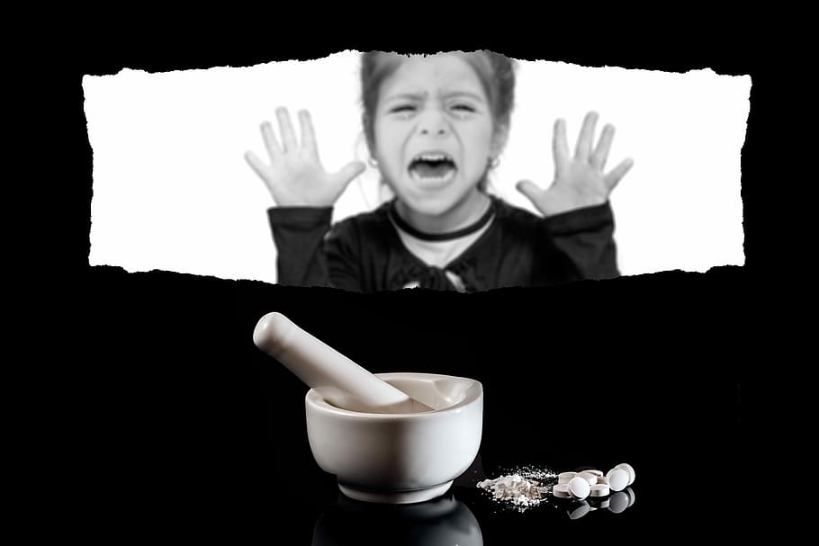 mortar and pestle on black surface, School, Stress, Tablet HD wallpaper