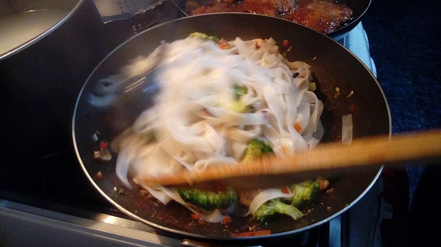 Mix, broccoli, chinese, chinese food, healthy food, meat, noodles