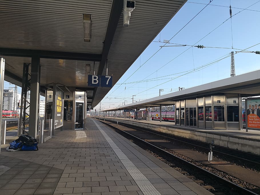 train, station, transport system, rail transportation, public transportation HD wallpaper