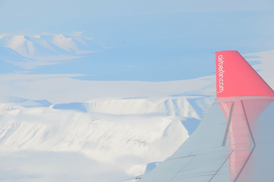 arctic, ice, flight, wing, aircraft, polar region, eternal ice HD wallpaper