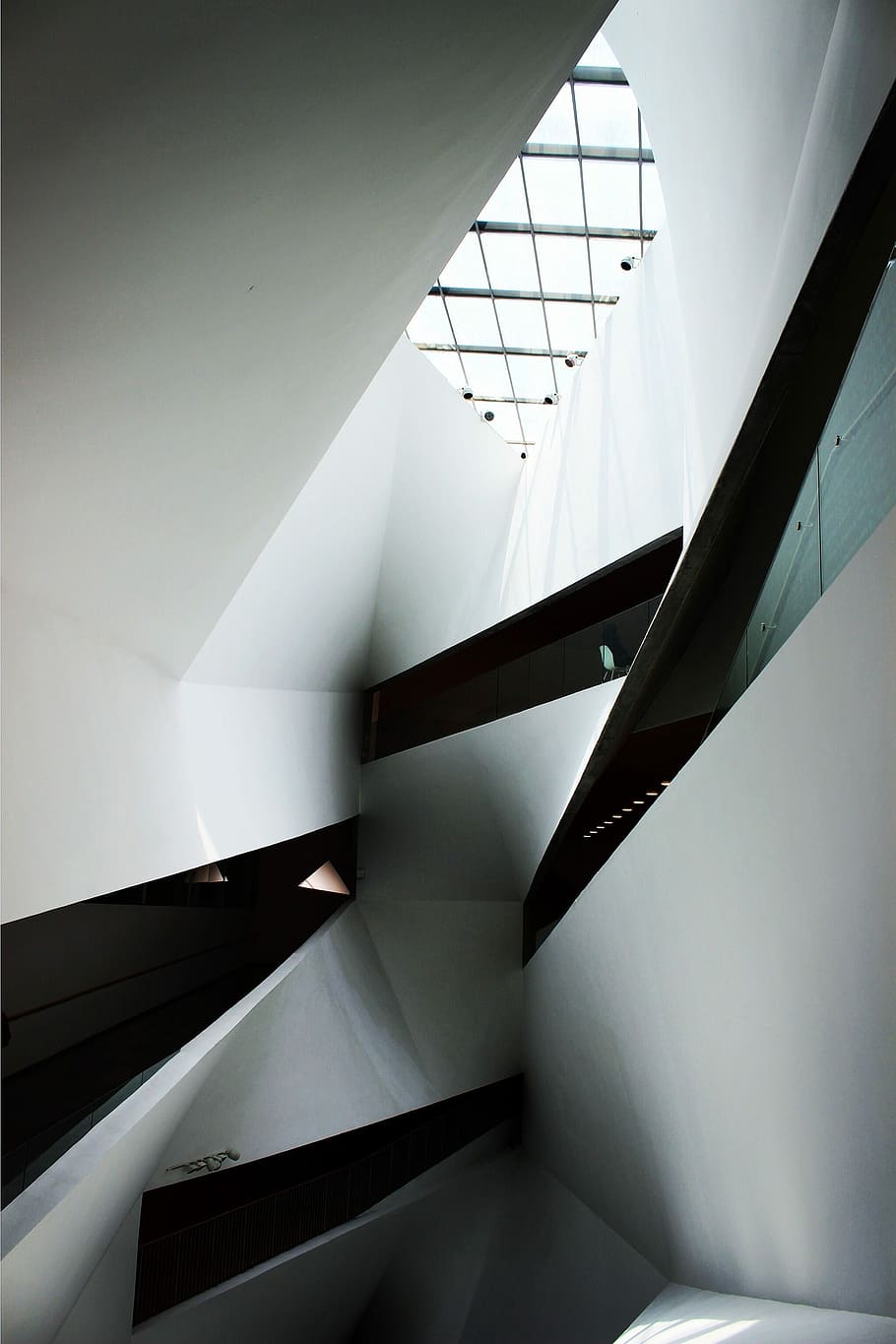architecture, modern, staircase, indoors, flooring, no People HD wallpaper
