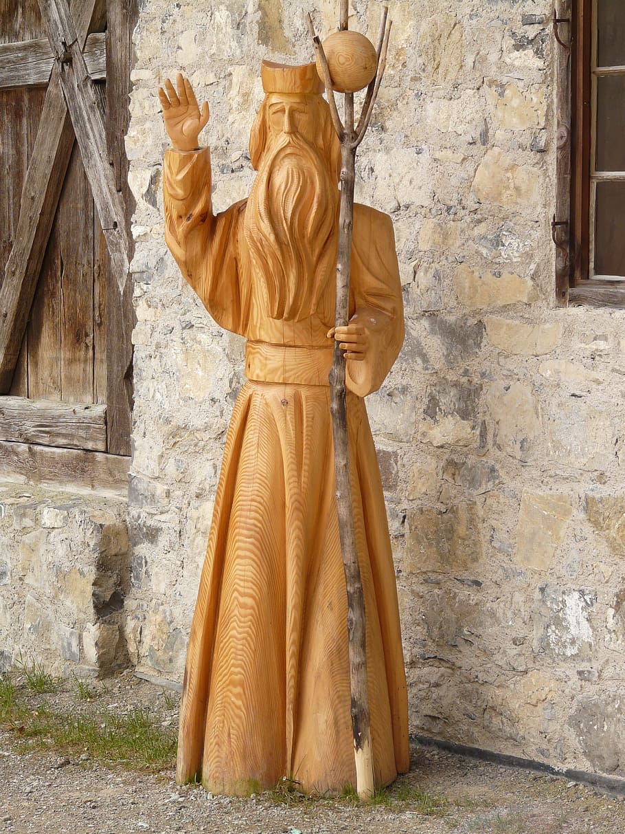 Figure, Statue, Priest, holzfigur, pastor, monk, preacher, man HD wallpaper