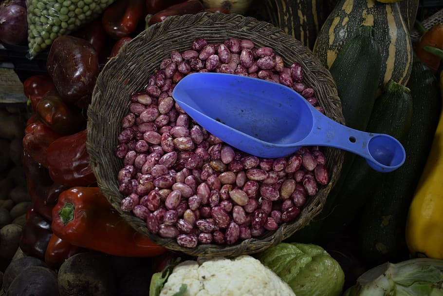 beans, market, peasant, vegetable, sow, food, food and drink HD wallpaper