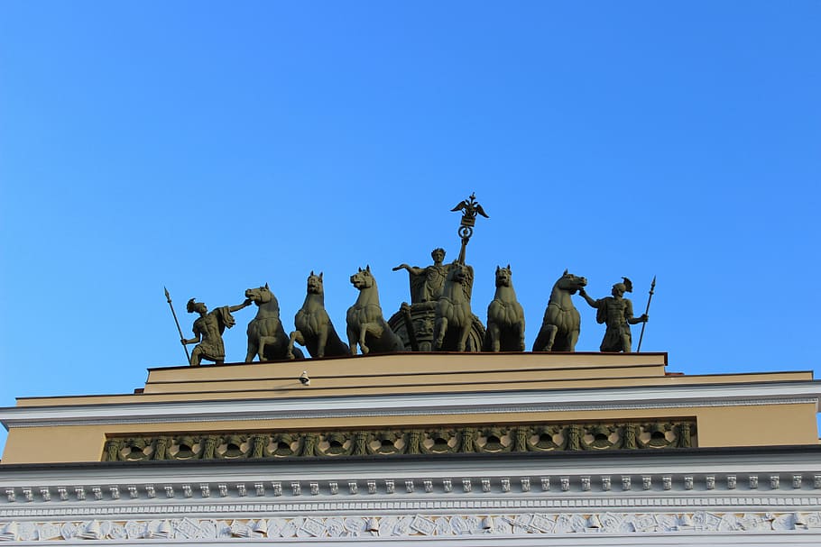 peter, monument, rider, architecture, statue, famous Place HD wallpaper