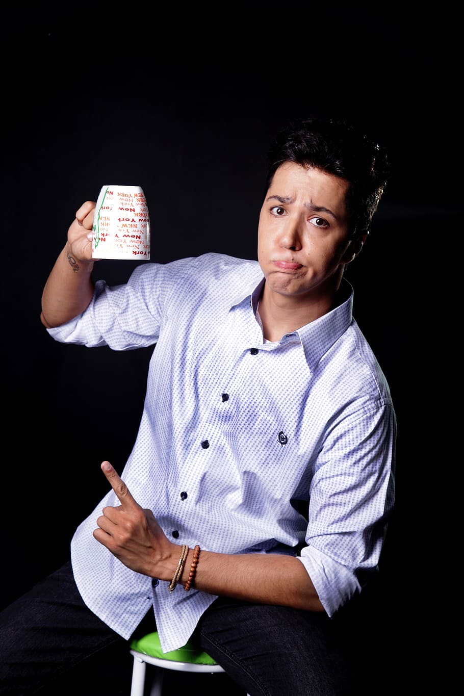 empty, coffee, man, kid, fun, upset, not, does not have, wrong HD wallpaper