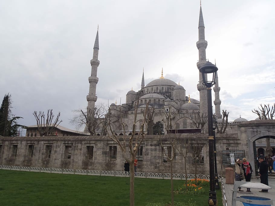 Istanbul, Mosque, Islam, architecture, dome, monument, city HD wallpaper