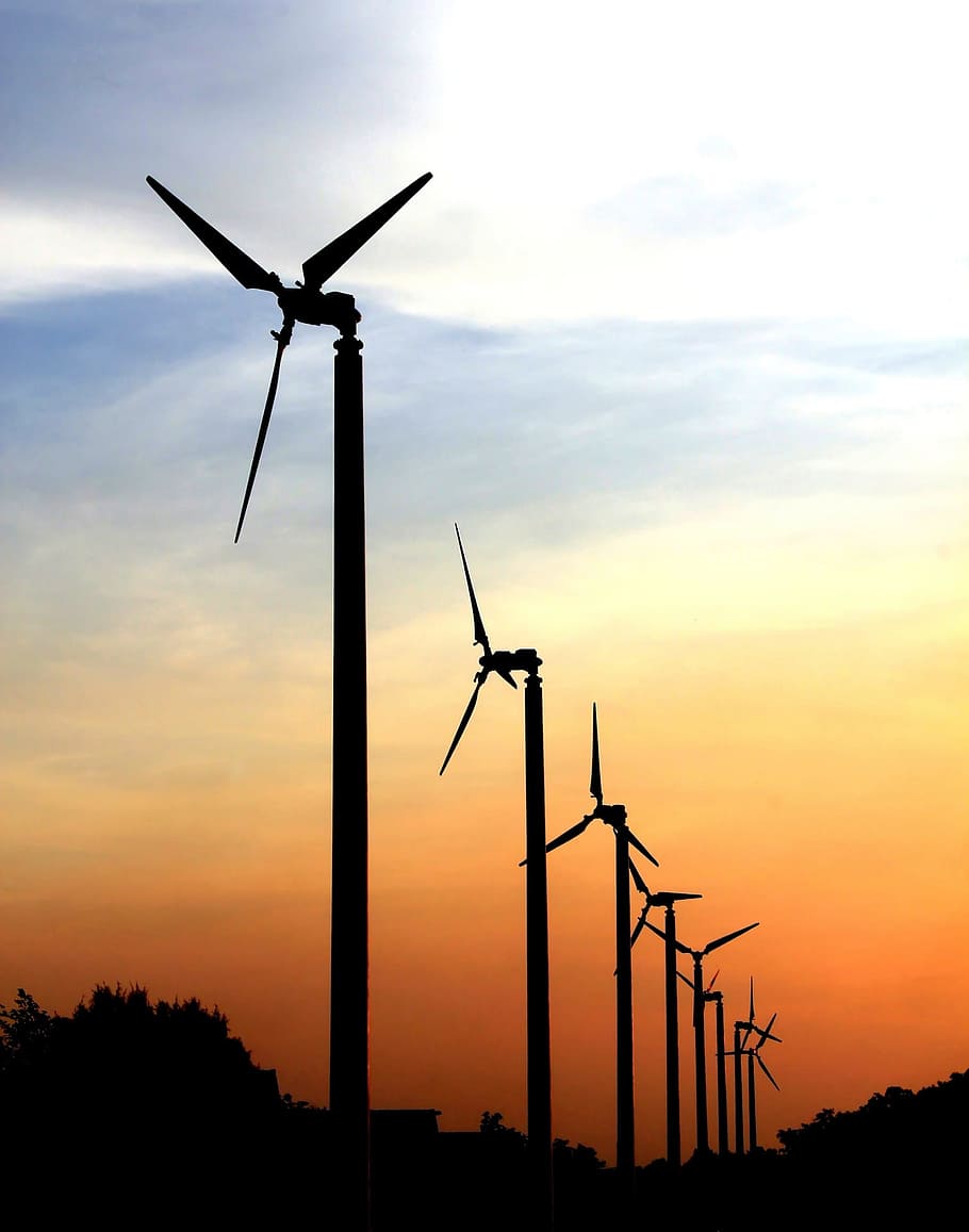 wind, generator, power, turbine, electricity, ecology, technology HD wallpaper