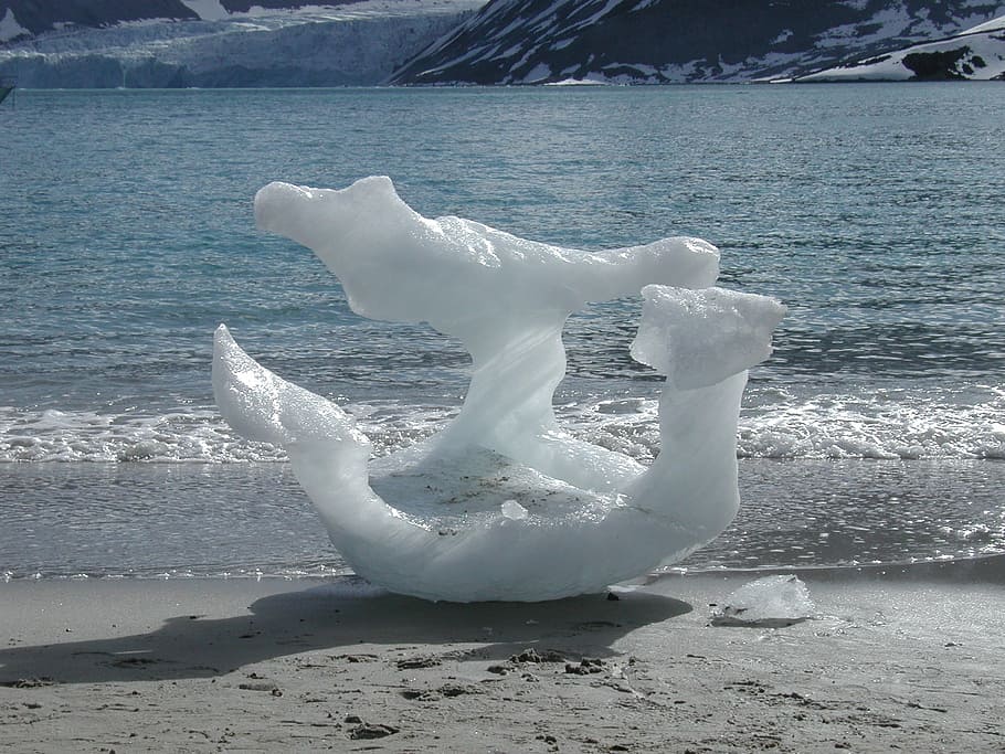 ice, spitsbergen, cold, nature, sea, snow, iceberg - Ice Formation HD wallpaper