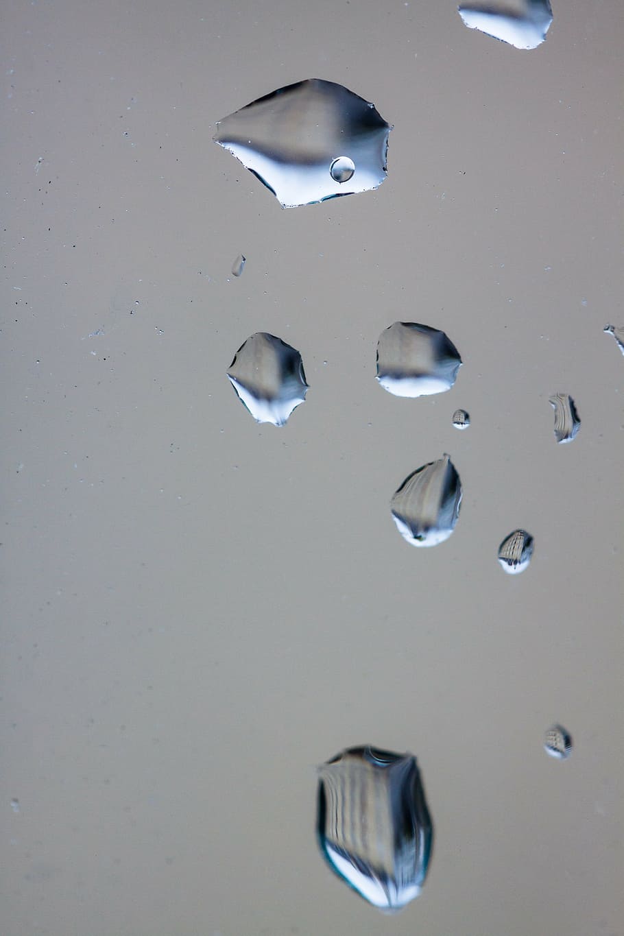 rain, raindrop, window, drip, wet, beaded, microcosm, macro HD wallpaper