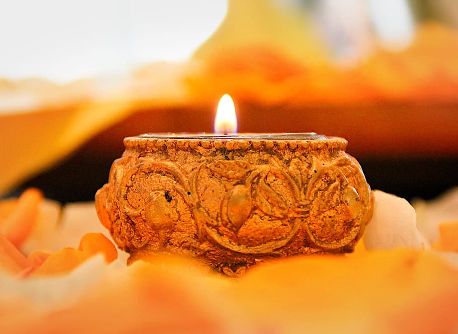 Candle, Mood, Candlelight, Burn, decoration, romantic, christmas time HD wallpaper