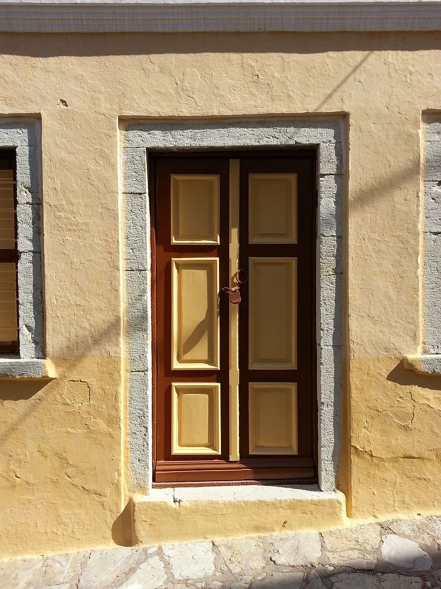doors, transition, window, architecture, house, facade, building Exterior HD wallpaper