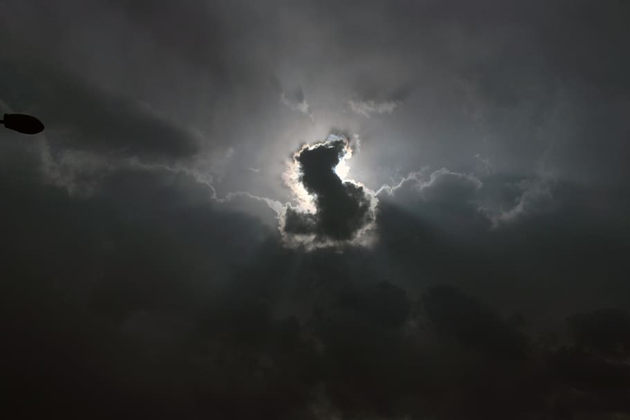 night sky, cloud, moon, dark, cloud - sky, beauty in nature HD wallpaper