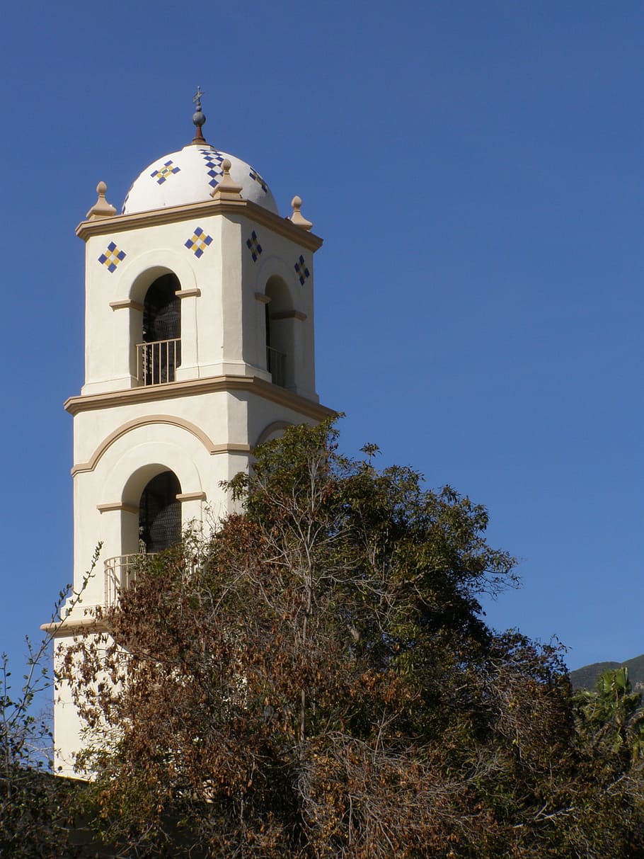 architecture, tower, building, mission, landmark, church, religion HD wallpaper