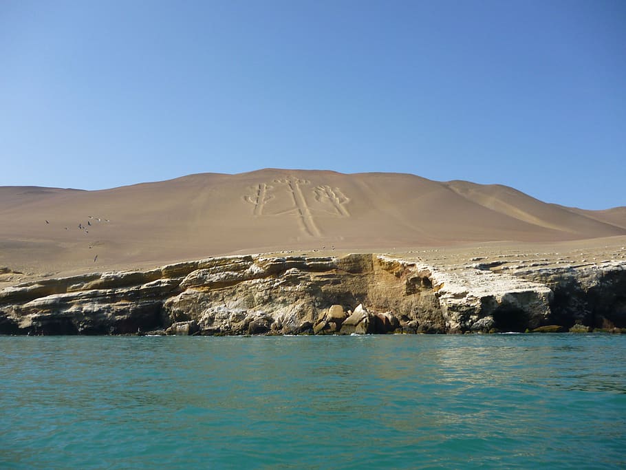 pacific ocean, paracas, trident, water, sky, scenics - nature HD wallpaper