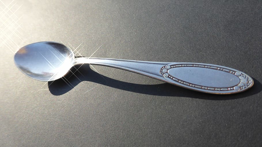 slberloeffel, spoon, shiny, silver, reflect, cutlery, metal HD wallpaper