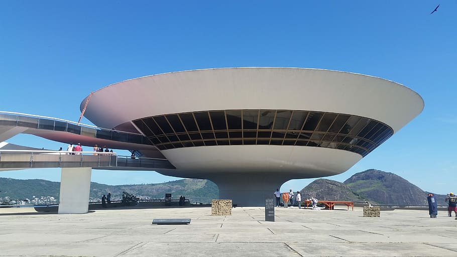 Oscar Niemeyer, Rio De Janeiro, niemeyer way, architecture, niterói, HD wallpaper