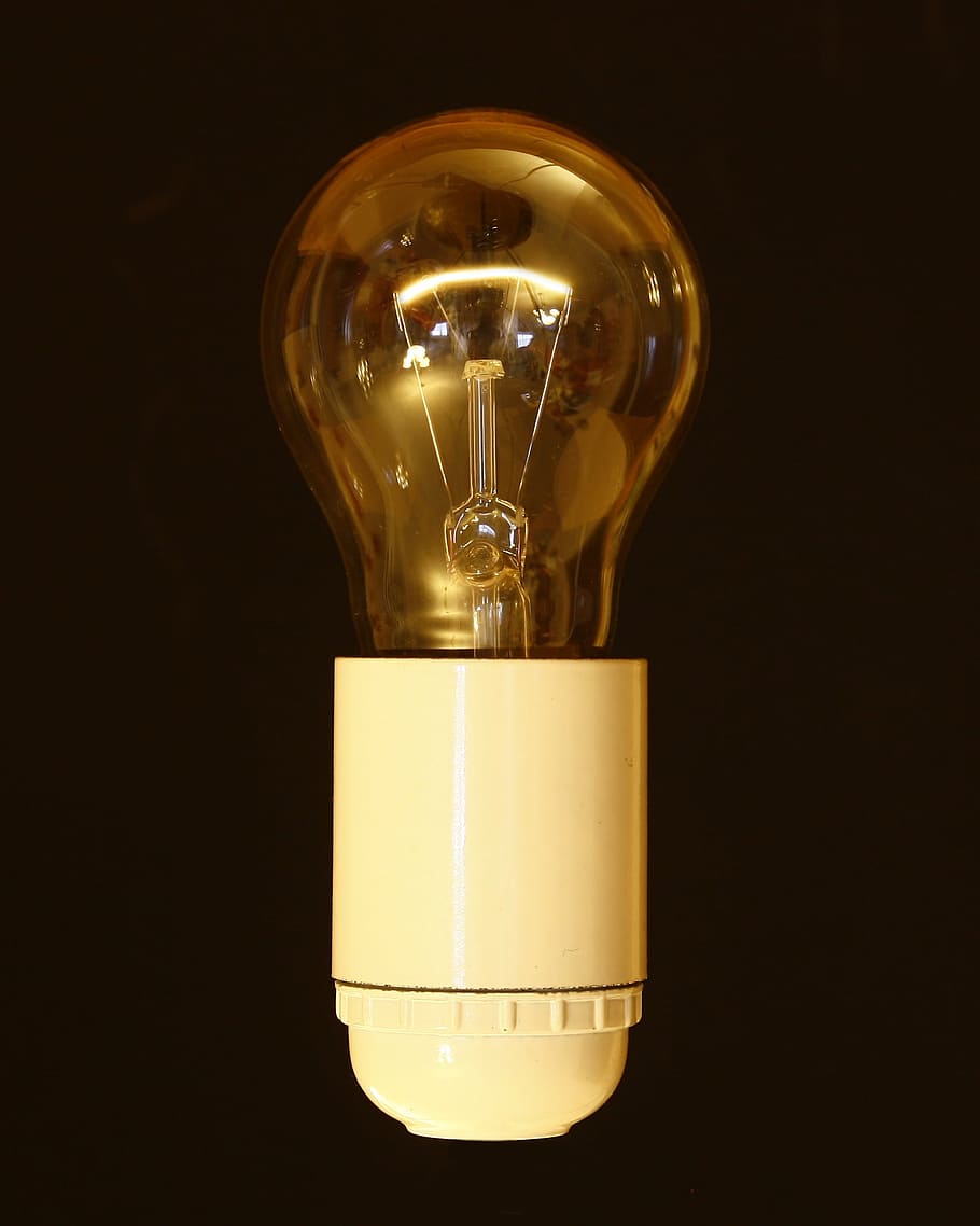 pear, light bulb, version, lamp, energy, environmentally friendly HD wallpaper