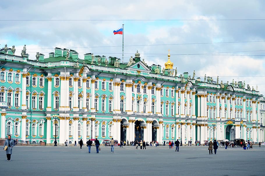 Catherine Palace, Russia, hermitage, st petersburg, architecture