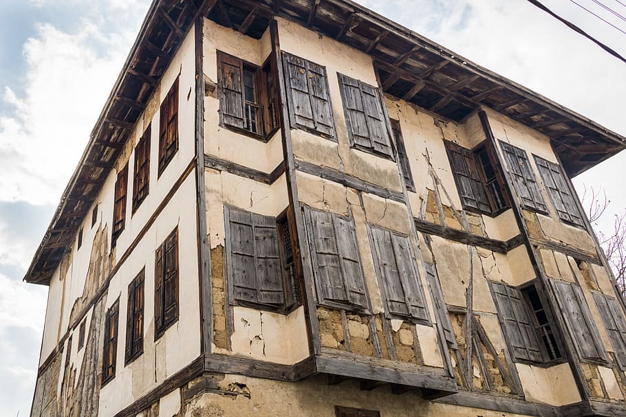 safranbolu, architecture, building, home, old, window, date, HD wallpaper