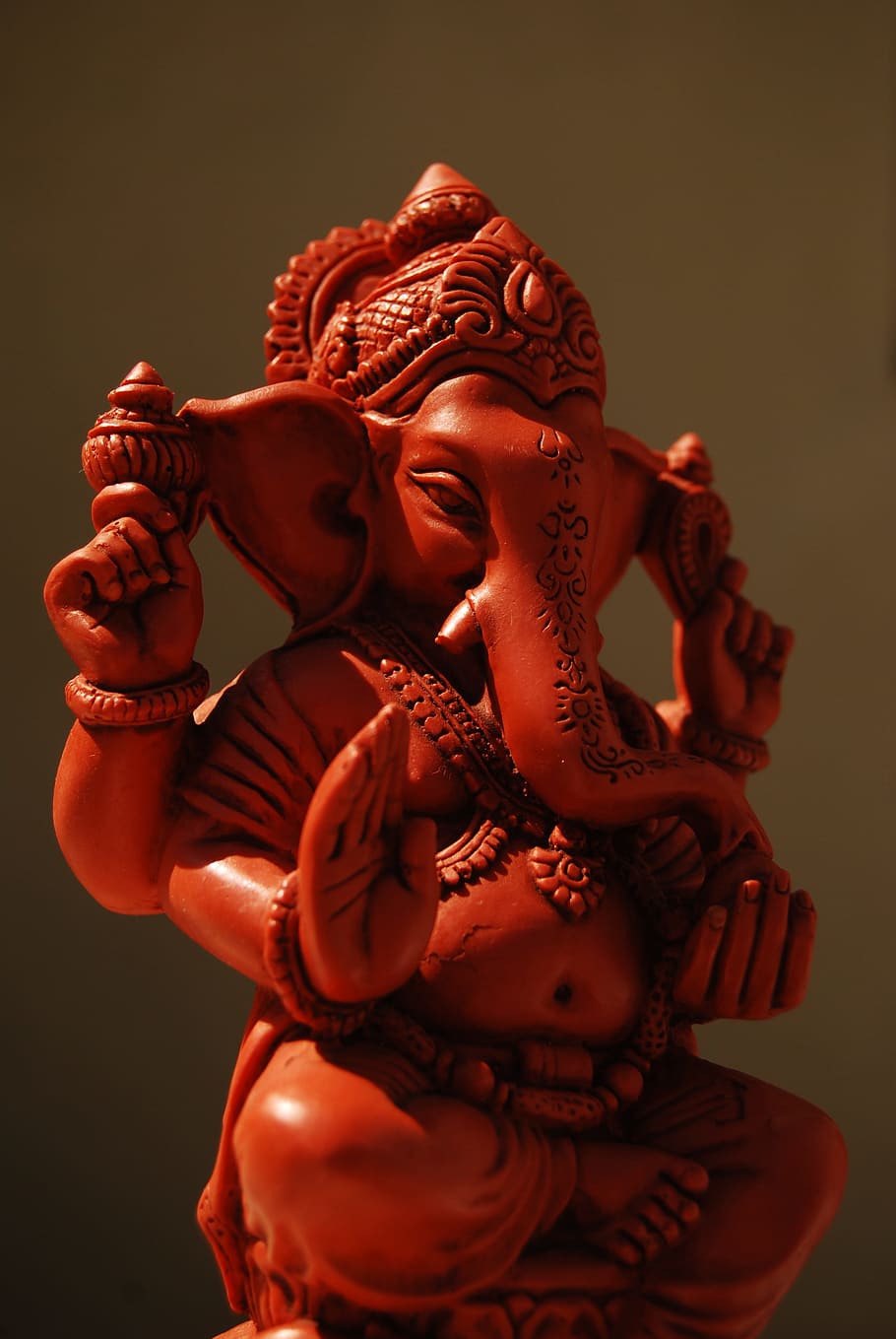Ganesha, Idol, India, Hindu, God, prosperity, devotion, bless, HD wallpaper