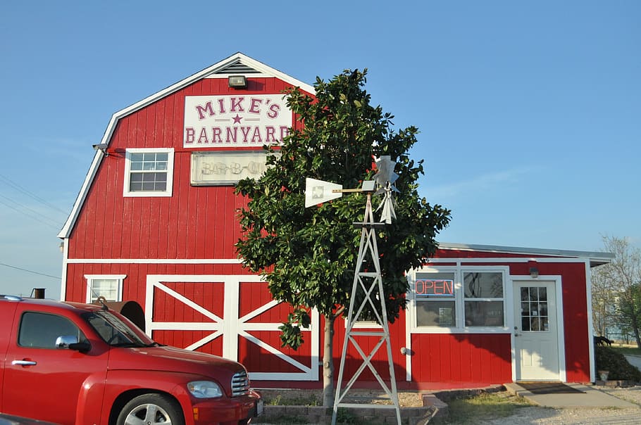 texas, open, road, mikes, barn, barnyard, burgers, state, outdoor HD wallpaper