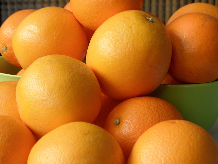 oranges, fruit bowl, food and drink, citrus fruit, healthy eating HD wallpaper