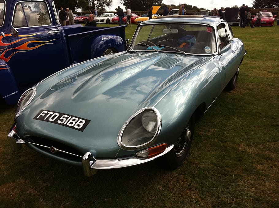 car, e-type, jaguar, classic, classic car, automobile, motor HD wallpaper