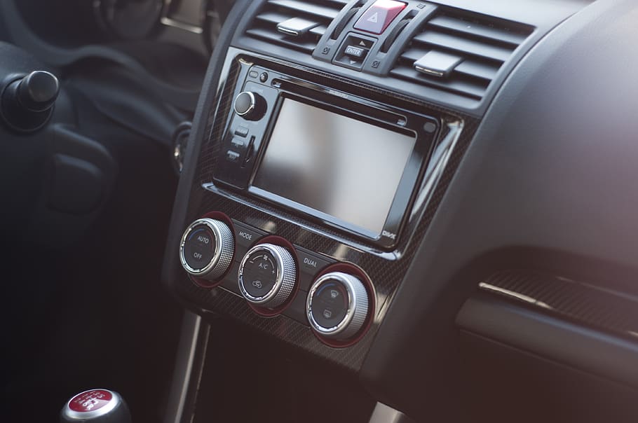 dashboard, auto, steering wheel, interior, armature, autoradio