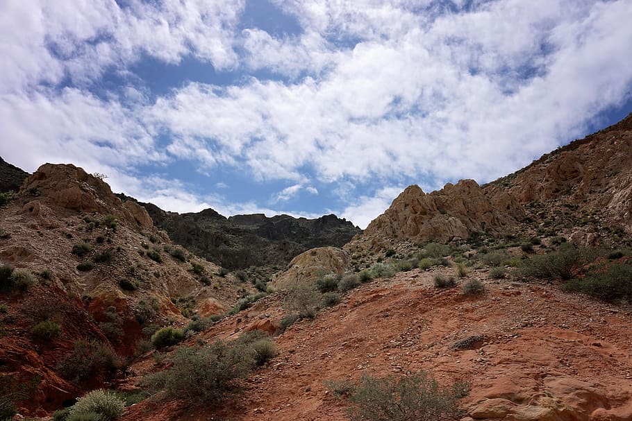 hiking, red rocks, valley of fire, lake mead, las vegas, arizona, HD wallpaper