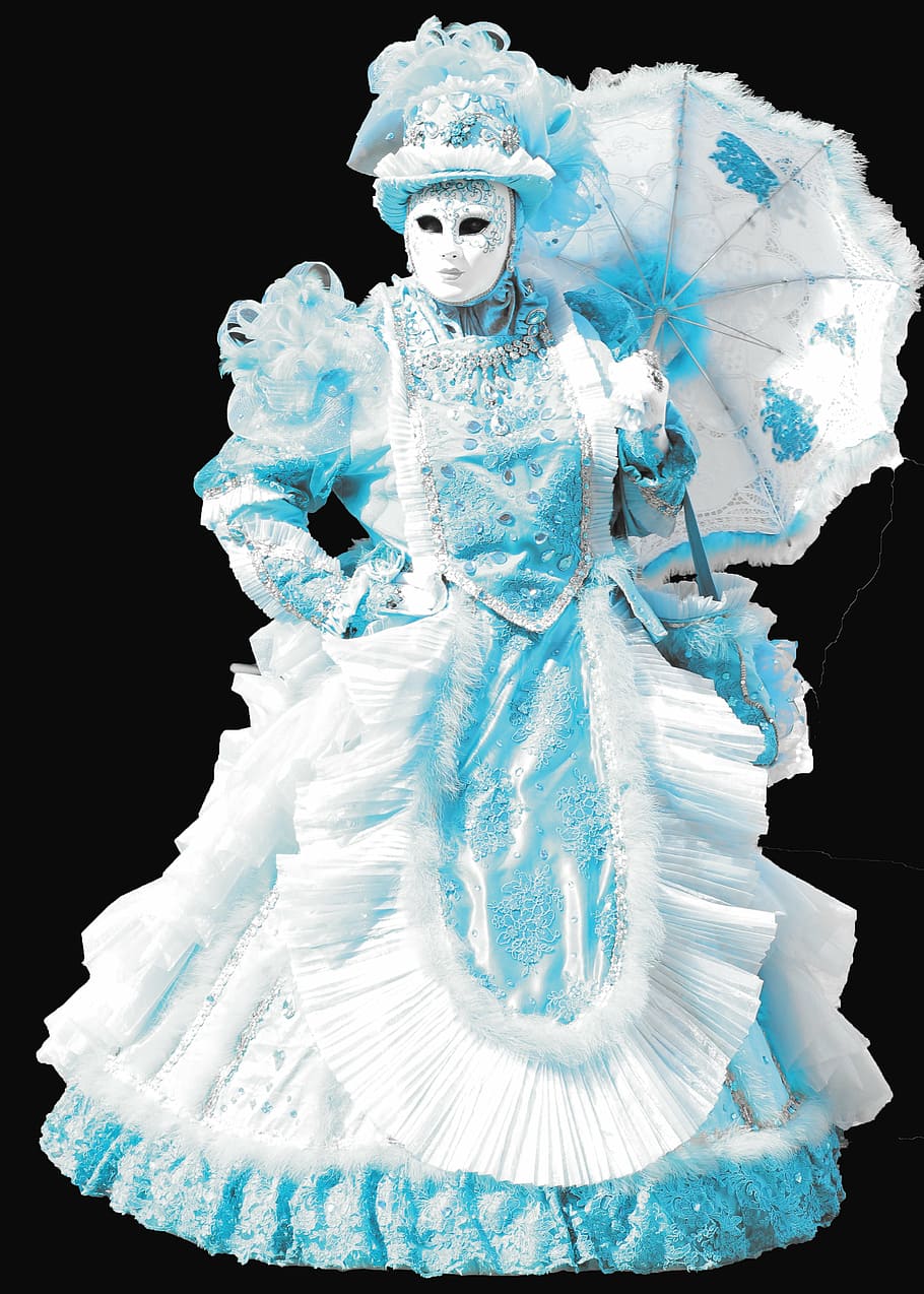 carnival, costume, venice, venetian, mask, italy, holiday, woman HD wallpaper