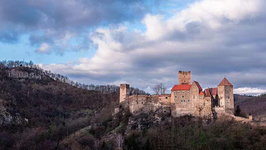 castle, hardegg, waldviertel, architecture, built structure HD wallpaper
