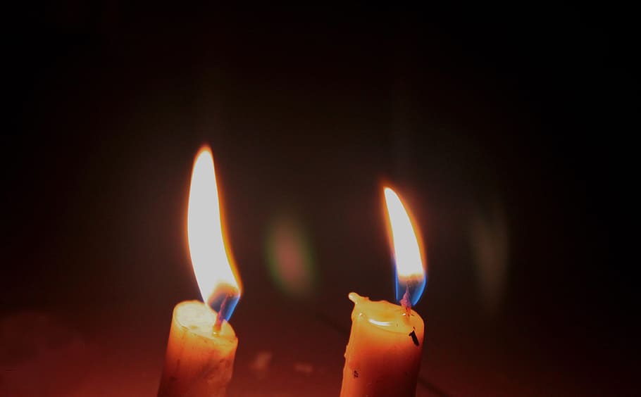 candle light, flame, decoration, fire, celebration, wax, burning HD wallpaper