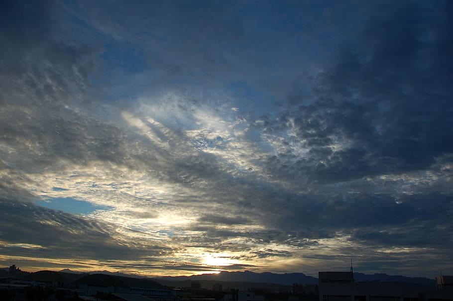 light, sun, twilight, cloud - sky, scenics - nature, beauty in nature HD wallpaper