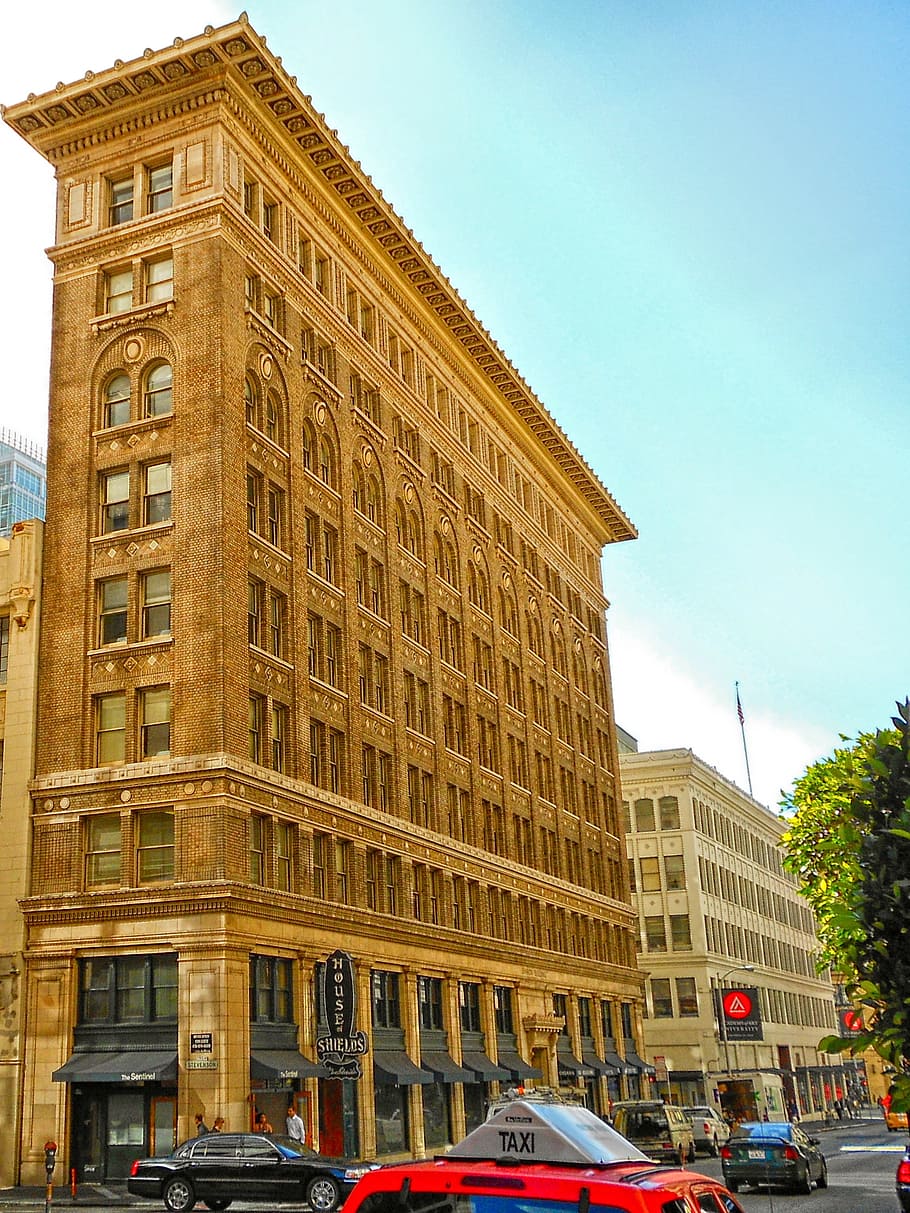 san francisco, california, buildings, skyline, downtown, city