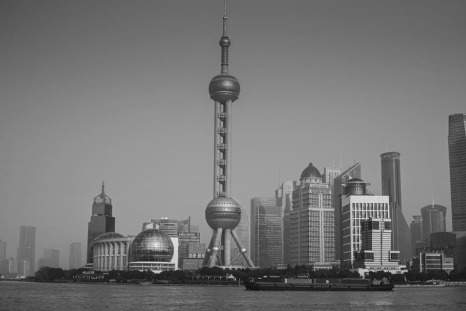 Shanghai, Building, Landmarks, city, architecture, building exterior HD wallpaper