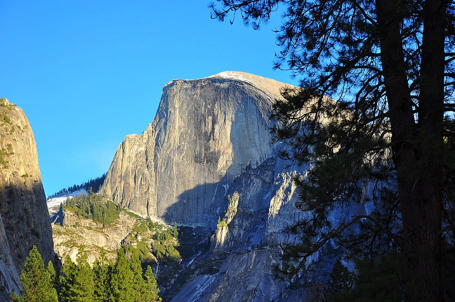 Half Dome in Yosemite, landscape, nature, travel Locations, yosemite National Park, HD wallpaper