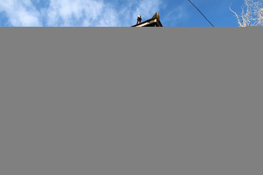 temple, hindu, himalayas, sky, animal themes, copy space, one animal HD wallpaper