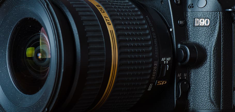 nikon, tamron, wide angle, technology, black color, photography themes HD wallpaper