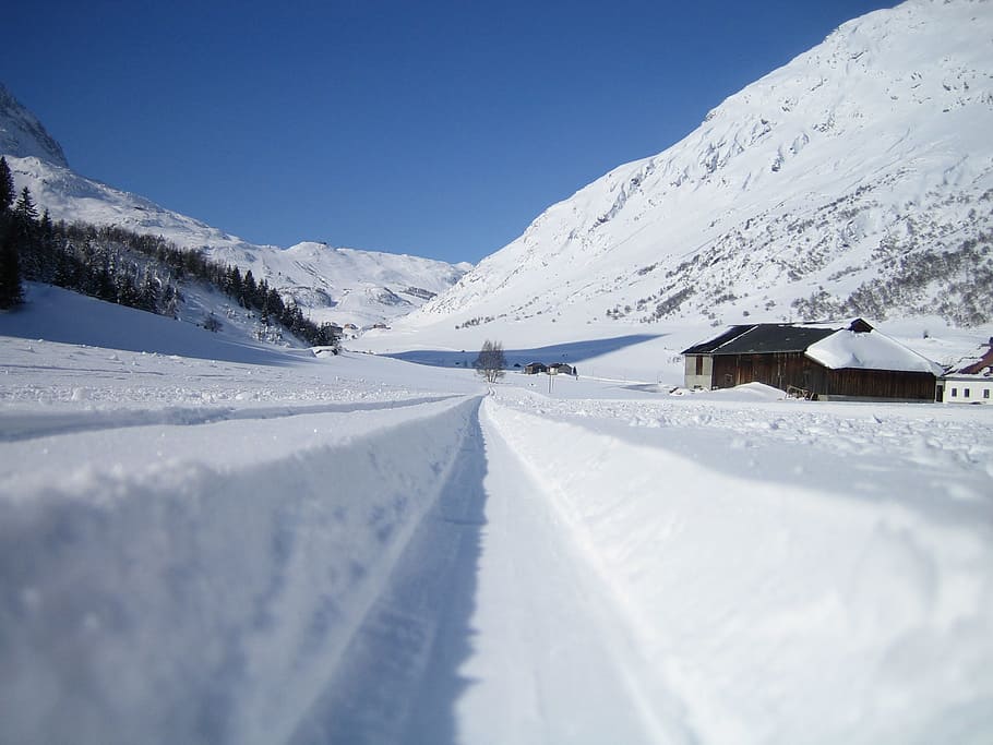 snow, winter, mountain, cold, ice, galtür, cold temperature HD wallpaper