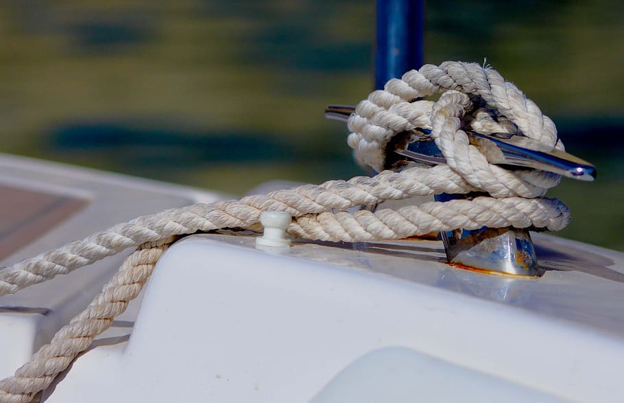 Cape, Sea, Painter, rope, strength, tied knot, tied up, cleat HD wallpaper