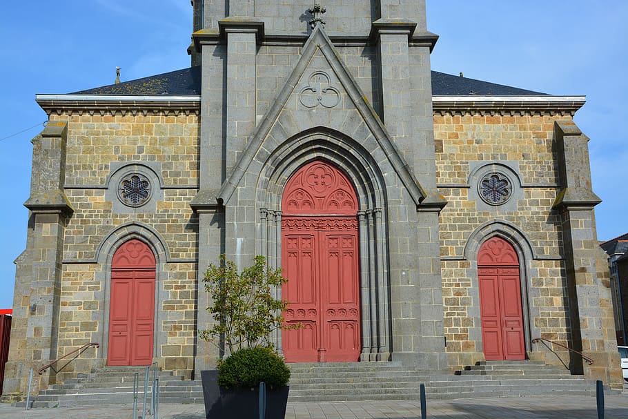 church, facade of church, architecture, religion, christian
