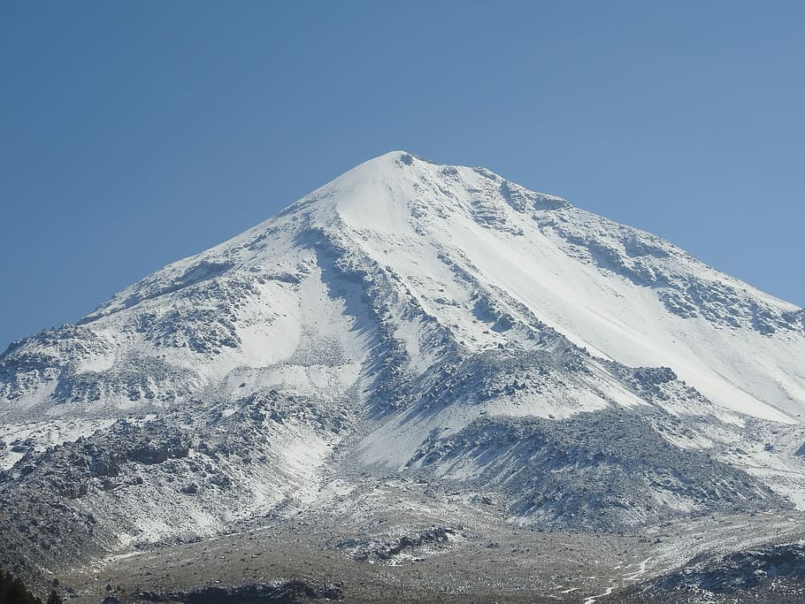 mountain, volcano, nature, landscape, mountaineering, nevado HD wallpaper